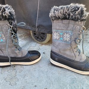 Faux fur lined women's winter boots size 7